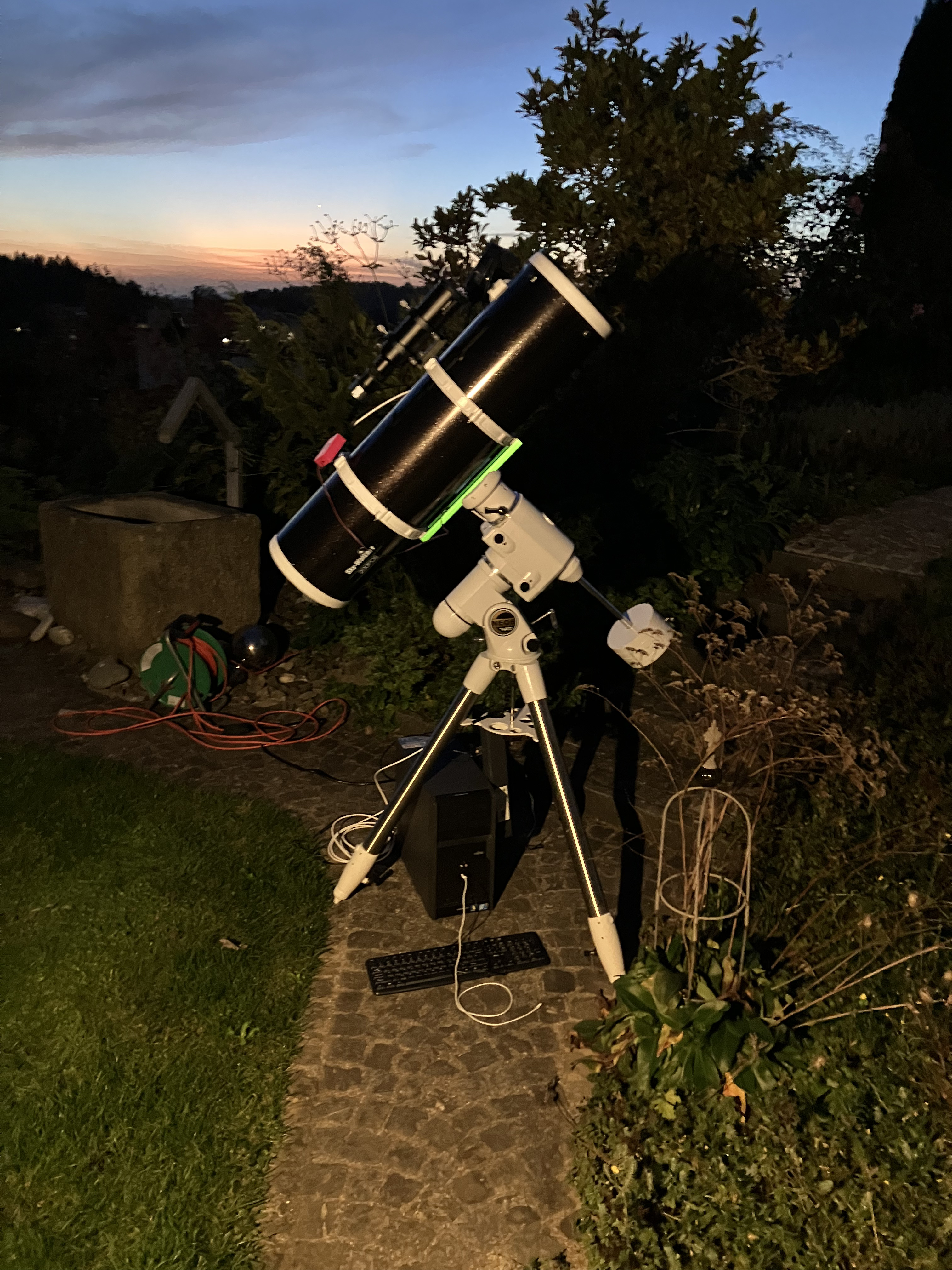 Telescope and camera setup